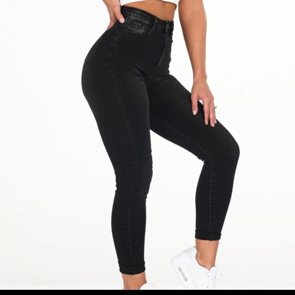 NVGTN Black Navishape High Waisted Jeans